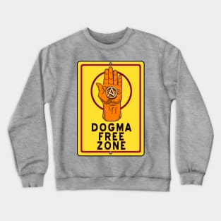 Dogma Free Zone Palm Sign Crewneck Sweatshirt